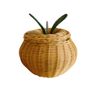 Charming Rattan Apple Basket for Kids and Babies | Rusticozy