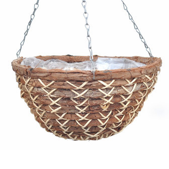 Charming Rattan Hanging Basket for Home Decor | Rusticozy UK