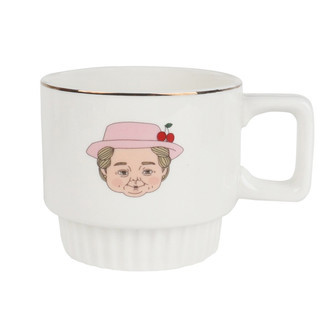 Creative Korean Ceramic Couple Mug Coffee Cups | Rusticozy