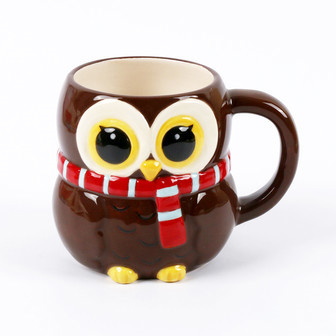 Cute 3D Owl Ceramic Coffee Mug for Children | Rusticozy CA