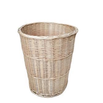 Durable White Wicker Laundry Basket | Rusticozy DE