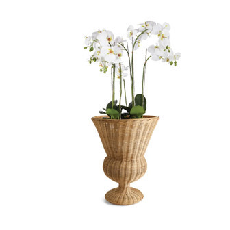 Eco-friendly Rattan Wicker Urn Vase for Elegance in Home | Rusticozy UK