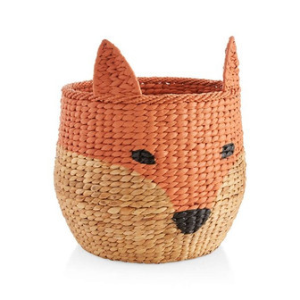 Fox Shaped Woven Seagrass Basket for Home Decor | Rusticozy DE