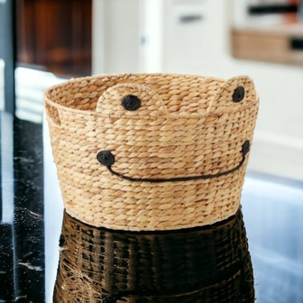 Frog Wicker Basket for Kids' Toys and Laundry | Rusticozy AU