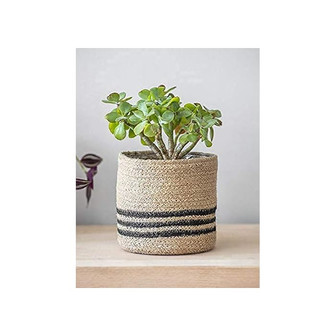 Handcrafted Woven Jute Floral Plant Bag for Innovative Gardening | Rusticozy CA