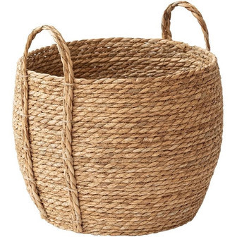 Handmade Woven Seagrass Basket with Handles for Home | Rusticozy DE