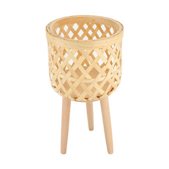 High-Quality Bamboo Plant Pot Stand for Home and Garden | Rusticozy