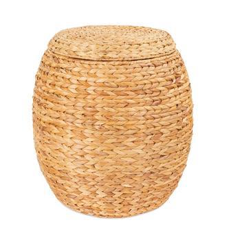 Large Handmade Wicker Basket with Lid for Home Decor | Rusticozy AU