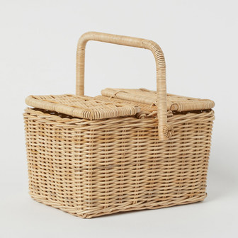 Luxury Rattan Picnic Hampers with Customizable Lid | Rusticozy UK