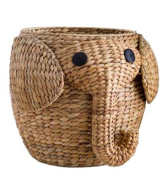 Natural Animal Shaped Wicker Basket for Kids | Rusticozy