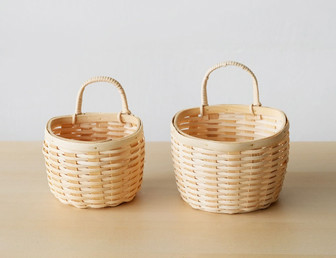 Natural Handwoven Rattan Basket for Kitchen or Entrance | Rusticozy CA