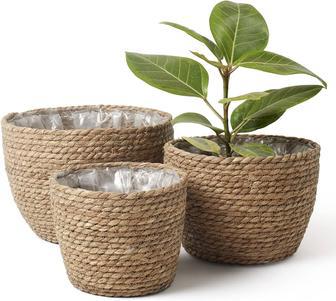 Natural Seagrass Gardening Basket for Plants | Rusticozy UK