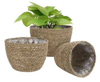 Seagrass Planter Basket for Home Decor - Indoor & Outdoor Use | Rusticozy DE