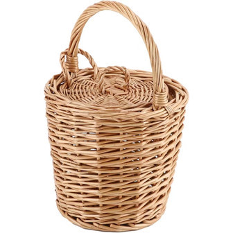 Small Wicker Basket for Cell Phones, Toys, Sundries | Rusticozy
