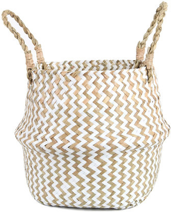 Stylish Woven Straw Basket for Home Decor | Rusticozy