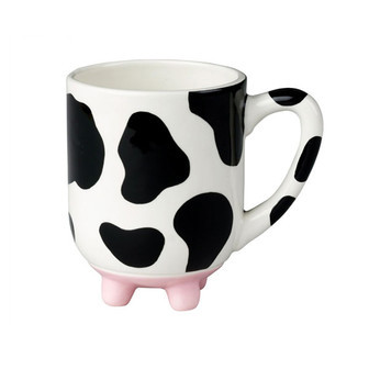 Vintage Farmhouse Cute Ceramic Mug - Cow Udder Mug for Milk | Rusticozy UK