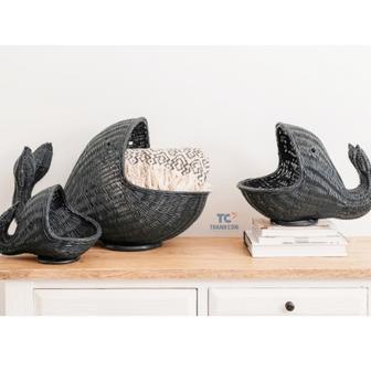 Woven Whale Basket for Kids Toy Storage | Rusticozy AU