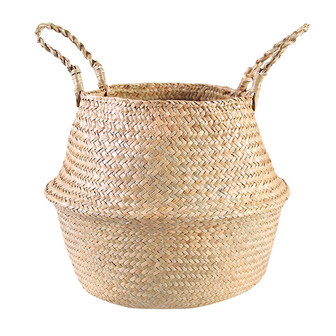 Woven Wicker Belly Basket for Home & Garden Use | Rusticozy