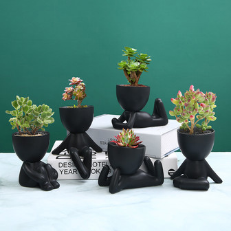 Cute Mini Ceramic Pots for Succulent Plants | Rusticozy