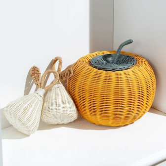 Decorative Rattan Wicker Baskets for Kids' Halloween and Christmas | Rusticozy UK