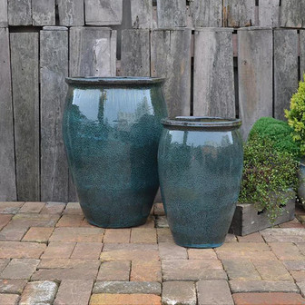 Large Ceramic Pots for Plants - Outdoor Flower Planters | Rusticozy