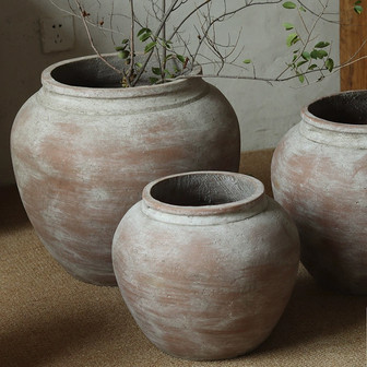 Nordic Garden Decorative Matte - Vintage Large Ceramic Plant Pots | Rusticozy