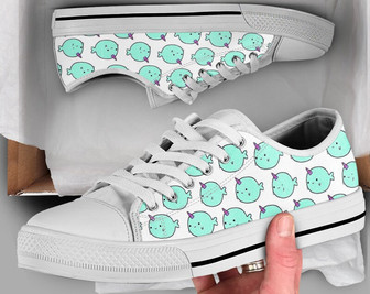 Chaussures Filles Narval, Baskets Narval, Chaussures Mignonnes, Chaussures Décontractées, Cadeaux Narval, Chaussures Style Converse Basses pour Femmes Hommes Adultes - Cadeauxyz