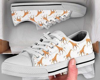 Baskets Girafe Cool, Baskets Girafe, Chaussures Mignonnes, Chaussures Décontractées, Cadeaux Girafe, Chaussures Basses Style Converse pour Femmes Hommes Adultes - Cadeauxyz