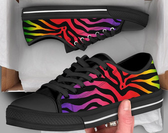 Chaussures Arc-en-ciel, Baskets Imprimé Animal, Chaussures Colorées, Chaussures Décontractées, Cadeaux Sympas, Chaussures Basses pour Femmes Hommes Adultes - Cadeauxyz