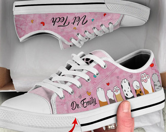 Chaussures basses personnalisées pour vétérinaires, cadeau pour technicien vétérinaire, chaussures de technicien vétérinaire, cadeau de graduation vétérinaire, baskets pour femmes vétérinaires, cadeaux de retraite - Cadeauxyz