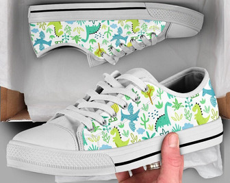 Chaussures Dinosaure, Baskets Dinosaure, Chaussures Mignonnes, Chaussures Décontractées, Cadeaux Dinosaure, Chaussures Style Converse Basses pour Femmes Hommes Adultes - Cadeauxyz