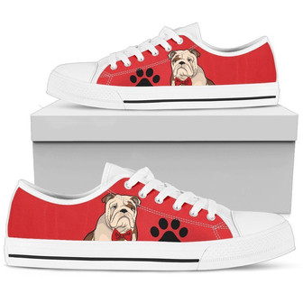 Chaussure Basse Pour Femme Bulldog - Cadeauxyz