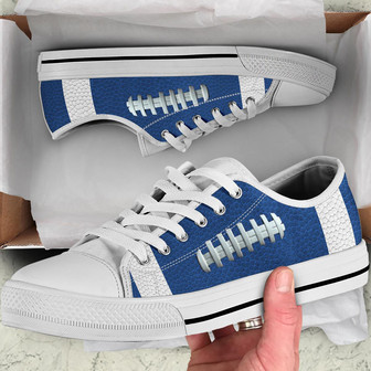 Baskets basses de football bleu Converse - Cadeauxyz