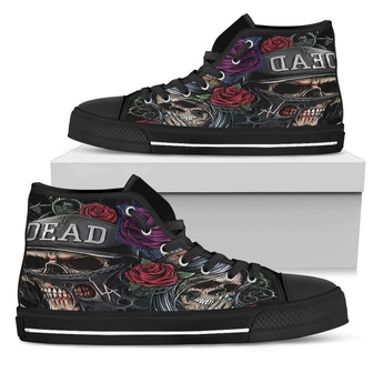 Chaussure Montante Homme Jour Des Morts - Cadeauxyz