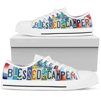 Plaques Camping Bénies Baskets Basses Canvas - Cadeauxyz