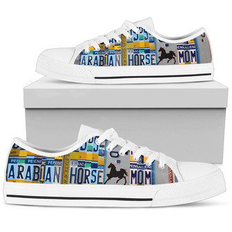 Chaussures en toile basses pour femme - Maman de cheval arabe - Cadeauxyz