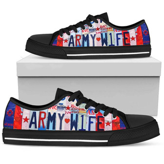 Chaussures Basses Fière Épouse de Militaire - Cadeauxyz