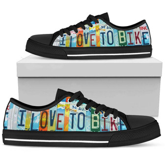 J'adore faire du vélo chaussures basses - Cadeauxyz