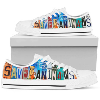 Chaussures Basses Sauvez Les Animaux - Cadeauxyz