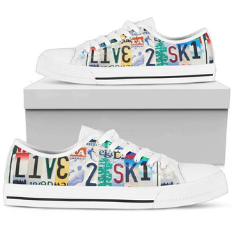 Chaussures Basses "Live To Ski" - Cadeauxyz