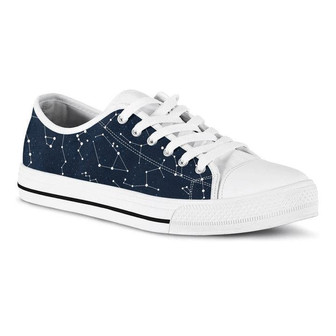 Carte du Ciel Stellée Nocturne Chaussures de Tennis Basses Célestes - Cadeauxyz