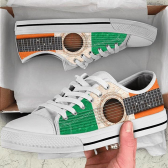 Chaussures Basses Guitare Drapeau d'Irlande - Cadeauxyz