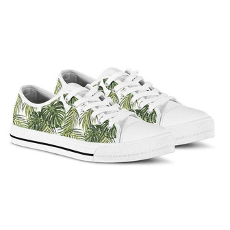 Chaussures basses feuille de palmier tropicale jungle - Cadeauxyz