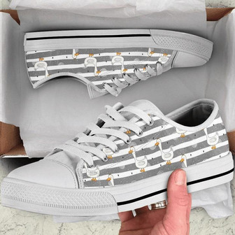 Chaussures Basses Motif Canard Mignon - Cadeauxyz