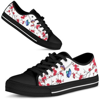 Chaussures Basses Papillon Sakura Fleurs de Cerisier - Cadeauxyz