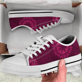 Chaussures Basses Mandalas Violet Rouge Magenta - Cadeauxyz