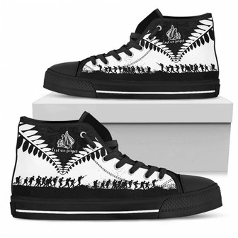 ニュージーランド忘れじの靴、アンザックフェルンハイトップシューズ - Kawaiitshirt
