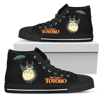 トトロスニーカーハイトップシューズアニメファンギフト - Kawaiitshirt