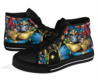 サノスコミックスニーカーハイトップシューズファンギフトアイデア - Kawaiitshirt