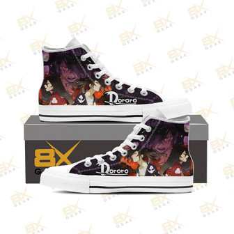 DororoアニメスニーカーズエピックHyakkimaruハイトップシューズ - Kawaiitshirt